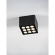 Plafoniera exterioara NovaLuce JAX metal, sticla, antracit, LED, 17W, 1463lm, 3000K, IP54 - NL-9971479