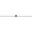 Aplica de perete Nowodvorski SPIN metal, plastic, negru, LED, 16W, 4000K, 630Lm - 10622