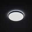 Plafoniera de baie Nowodvorski AGNES ROUND metal, plastic, negru, alb, LED, 22W, 4000K, 1800Lm, IP44 - 10972