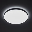 Plafoniera de baie Nowodvorski AGNES ROUND metal, plastic, negru, alb, LED, 32W, 4000K, 2700Lm, IP44 - 10974