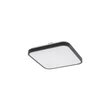 Plafoniera de baie Nowodvorski AGNES SQUARE metal, plastic, negru, alb, LED, 16W, 3000K, 1200Lm, IP44 - 10983