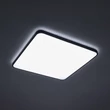 Plafoniera de baie Nowodvorski AGNES SQUARE metal, plastic, negru, alb, LED, 64W, 4000K, 6000Lm, IP44 - 10988