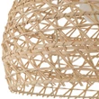 Pendul Nowodvorski BOHO metal, ratan, alb, natur, E27 - 11151
