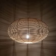 Pendul Nowodvorski  BOHO rattan,alb, maro,E27 - TL-11154