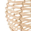 Pendul Nowodvorski RATTAN metal, ratan, alb, natur, E27 - 11154