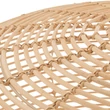 Pendul Nowodvorski RATTAN metal, ratan, alb, natur, E27 - 11155