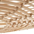 Pendul Nowodvorski RATTAN metal, ratan, alb, natur, E27 - 11155