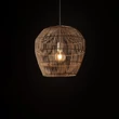 Pendul Nowodvorski HAITI metal, bambus, alb, natur, E27 - 11163