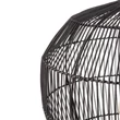 Pendul Nowodvorski HAITI metal, bambus, negru, natur, E27 - 11166