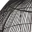 Pendul Nowodvorski HAITI metal, bambus, negru, natur, E27 - 11168