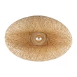 Plafoniera Nowodvorski HAVANA metal, bambus, plastic, alb, natur, E27 - 11172