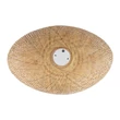 Plafoniera Nowodvorski HAVANA metal, bambus, plastic, alb, natur, E27 - 11172