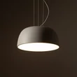 Pendul Nowodvorski SATELLITE metal, plastic, gri, alb, E27 - 11226