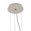 Pendul Nowodvorski SATELLITE metal, plastic, gri, alb, E27 - 11226