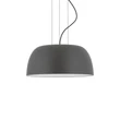 Pendul Nowodvorski SATELLITE metal, plastic, gri, alb, E27 - 11227