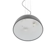 Pendul Nowodvorski SATELLITE metal, plastic, gri, alb, E27 - 11227