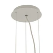 Pendul Nowodvorski SATELLITE metal, plastic, gri, alb, E27 - 11231