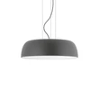 Pendul Nowodvorski SATELLITE metal, plastic, gri, alb, E27 - 11232