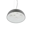 Pendul Nowodvorski SATELLITE metal, plastic, gri, alb, E27 - 11232
