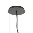 Pendul Nowodvorski SATELLITE metal, plastic, gri, alb, E27 - 11232
