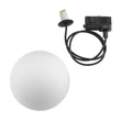 Spot sina trifazata Nowodvorski SNOWBALL metal, sticla, plastic, negru, alb, G9 - 11295
