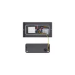 Aplica de perete exterioara Nowodvorski SEMI metal, sticla, negru, LED, 10W, 3000K, 500Lm, IP54 - 11364