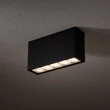 Plafoniera exterioara Nowodvorski PIX metal, sticla, negru, LED, 10W, 3000K, 500Lm, IP54 - 11367