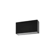 Plafoniera exterioara Nowodvorski PIX metal, sticla, negru, LED, 10W, 3000K, 500Lm, IP54 - 11367