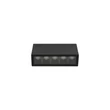 Plafoniera exterioara Nowodvorski PIX metal, sticla, negru, LED, 10W, 3000K, 500Lm, IP54 - 11367