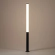Stalp exterior Nowodvorski MIA metal, plastic, negru, alb, LED, 100W, 3000K, 7800Lm, IP54 - 11375