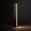 Stalp exterior Nowodvorski SLIT metal, plastic, negru, alb, LED, 12W, 3000K, 600Lm, IP54 - 11376