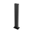 Stalp exterior Nowodvorski SLIT metal, plastic, negru, alb, LED, 12W, 3000K, 600Lm, IP54 - 11376