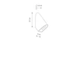 Aplica de perete exterioara Nowodvorski CLINE metal, sticla, negru, LED, 3W, 3000K, 130Lm, IP54 - 11377
