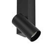 Aplica de perete Nowodvorski EASY metal, plastic, negru, LED+GU10, 11W, 3000K, 380Lm - 11426