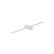 Aplica de perete Nowodvorski SPIN metal, plastic, alb, LED, 10W, 3000K, 400Lm - 11587