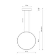 Plafoniera Nowodvorski CIRCOLO metal, plastic, alb, LED, 21W, 3000K, 660Lm - 11605