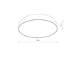 Plafoniera Nowodvorski SATELLITE metal, plastic, alb, E27 - 8022