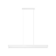 Pendul Nowodvorski Q LED metal, plastic, alb, LED, 31W, 4000K, 3035Lm - 8251