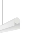 Pendul Nowodvorski Q LED metal, plastic, alb, LED, 31W, 4000K, 3035Lm - 8251