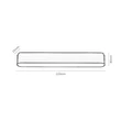 Sursa de lumina pentru sina magnetica Rabalux LITRACK metal, plastic, negru, alb, LED, 12W, 650Lm - 70112
