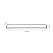 Sursa de lumina pentru sina magnetica Rabalux LITRACK metal, plastic, negru, alb, LED, 16W, 850Lm - 70113