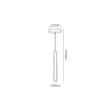 Corp pendul pentru sina magnetica Rabalux LITRACK metal, plastic, negru, transparent, LED, 5W, 220Lm - 70121