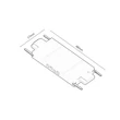 Element legatura "L" pentru sina magnetica Rabalux LITRACK plastic, negru,  - 70201