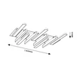 Plafoniera Rabalux SINDRI metal, plastic, negru, alb, LED, 46W, 2500lm, 3000K-4000K - 71049