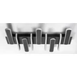 Plafoniera Rabalux SINDRI metal, plastic, negru, alb, LED, 46W, 2500lm, 3000K-4000K - 71049