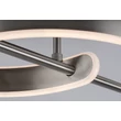 Plafoniera Rabalux JARNELLE metal, plastic, crom, alb, LED, 30W, 2150lm, 3000K - 71052