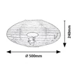 Lampa pentru copii Rabalux FROGGO hartie, alb,  - 71068