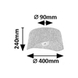 Plafoniera Rabalux FARELIA metal, fetru, negru, gri, E27 - 71189