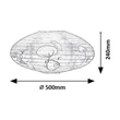 Lampa pentru copii Rabalux HEDGY hartie, alb,  - 71190