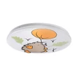 Plafoniera pentru copii Rabalux HEDGY metal, plastic, alb, LED, 24W, 3000K, 1320Lm - 71191